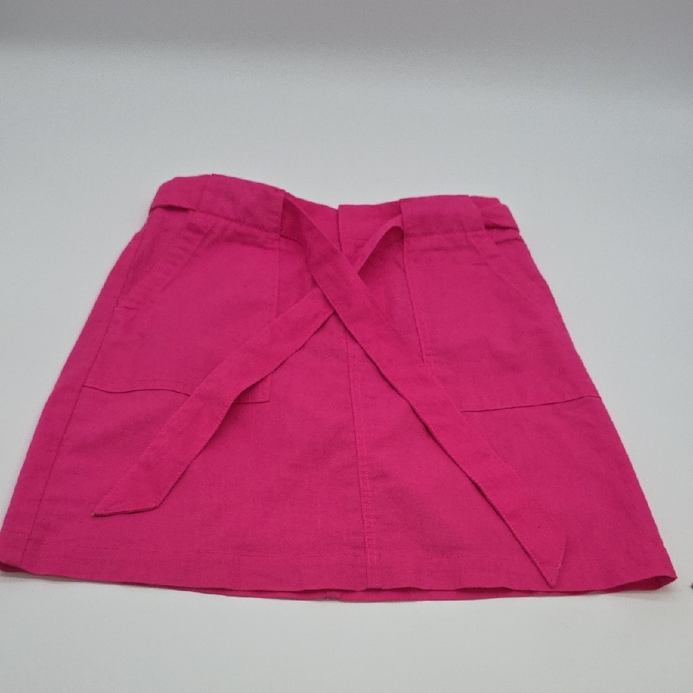 J. Crew Factory Bright Pink Mini Skirt, Size 6.